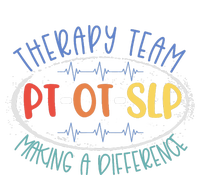 Pt Ot Slp Therapy Team Making A Difference Rehab Week Month Tie-Dye Long Sleeve Shirt