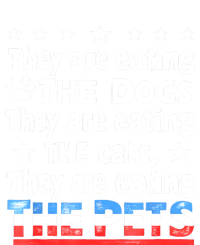 They Are Eating The Dogs The Cats The Pets Funny Trump Baby Bodysuit