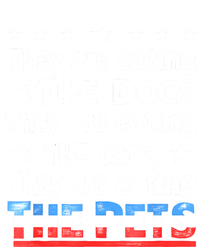 They Are Eating The Dogs The Cats The Pets Funny Trump Baby Bodysuit