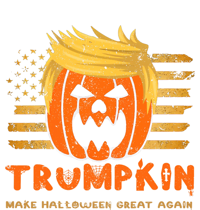 Trumpkin Make Halloween Great Again Funny Trump 2024 Yupoong Adult 5-Panel Trucker Hat