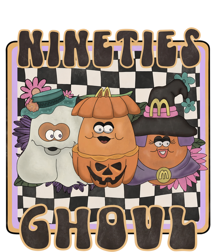 Nineties Ghoul Chicken Nugget Halloween 90S Nostalgia Gift Women's Tri-Blend 3/4-Sleeve Raglan Shirt