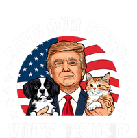 Vote Trump Save Our Pets Cats Dogs 2024 Make Pets Safe Again Women's V-Neck T-Shirt