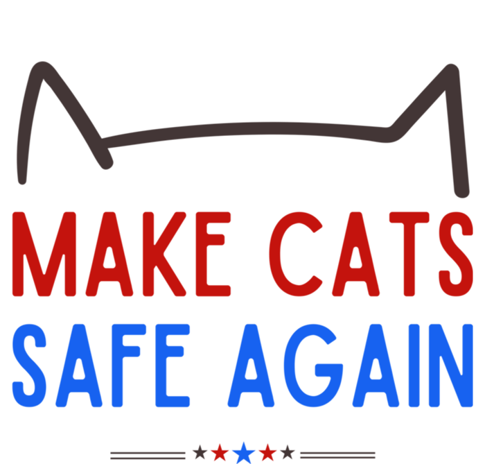 Make Cats Safe Again – Funny Cat Safety Awareness USA-Made Doggie Bandana