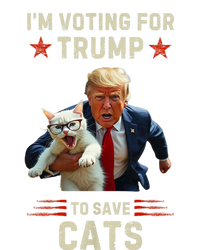 Vote Trump 2024 To Save Cats From Being Eaten Hooded Wearable Blanket