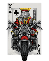 Playing Card King Riding A Road Motorcycle T-Shirt