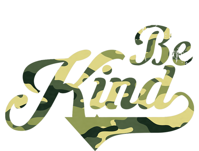 Be Kind Camouflage Anti Bullying Awareness Kindness 7-Panel Snapback Hat