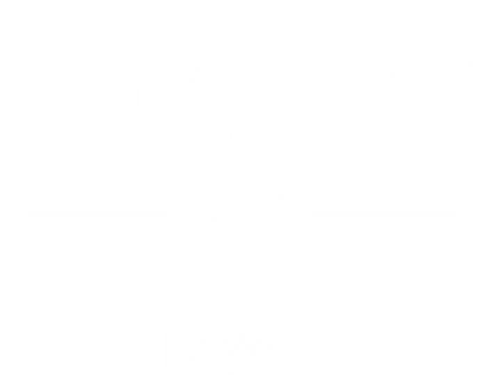 Rescue Dog Lover Stay At Home Dog Mom Paw Print Cozy Cool Gift T-Shirt