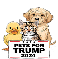 Pets For Trump Duck Cat Dog Donald Trump 2024 USA-Made Doggie Bandana