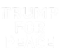 Trump For Peace Pom Pom 12in Knit Beanie