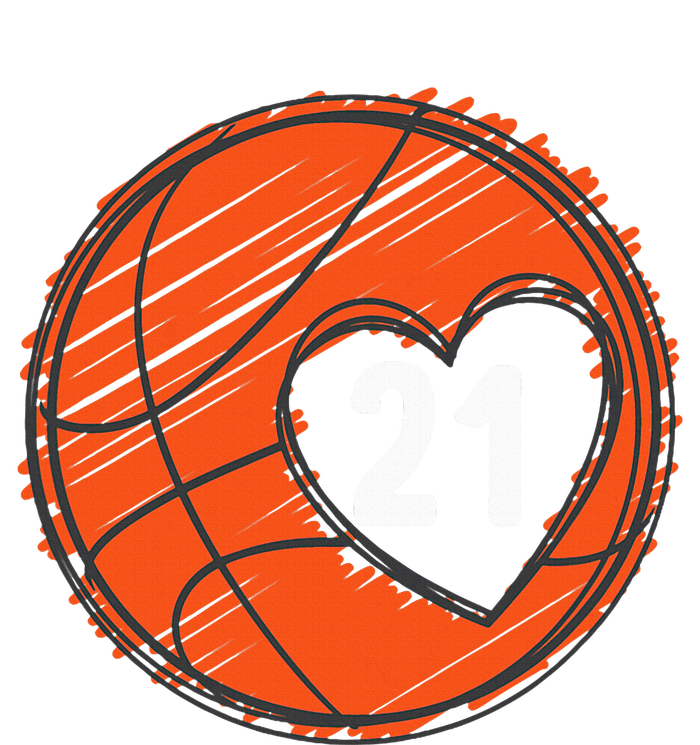 21 Number 21 Basketball Graphic Saying Ball Bball Cute Flat Bill Trucker Hat