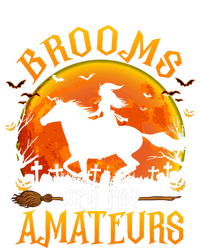 Horses Witch Halloween Funny Brooms Are For Amateurs Ladies Essential Flowy Tank