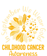 In September We Wear Gold Childhood Cancer Awareness Kids Tie-Dye T-Shirt