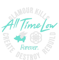 Alltimelowstore All Time Low X Glamour Kills Forever Ladies PosiCharge Competitor Racerback Tank