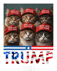 Donald Trump Make Cats Safe Again 2024 Debate Funny Women's T-Shirt