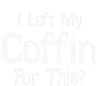 I Left My Coffin For This Halloween Day W Quote Women's Tri-Blend 3/4-Sleeve Raglan Shirt