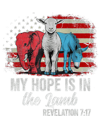 My Hope Is In The Lamb Scripture Elephant Donkey Us Flag Magnet