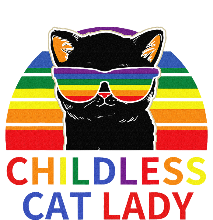 Childless Cat Lady Lgbt Flag Political Voting Election 2024 Gift Hoodie