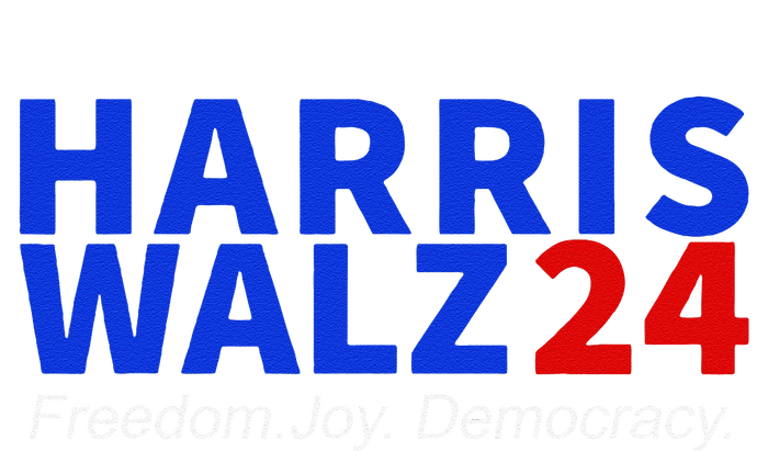 Harris Walz24 Freedom Joy Democracy Kamala Harris Waltz 2024 Gift Tall T-Shirt