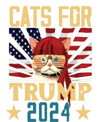 Cat For Trump 2024 Tie-Dye Long Sleeve Shirt