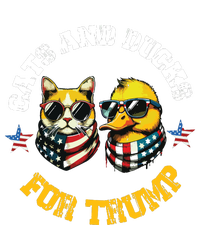 Cats And Ducks For Trump President 2024 Trump Vance 2024 Women's Perfect Tri Tunic Long Sleeve Shirt