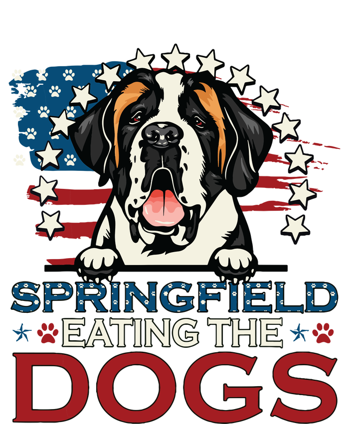 Eating The Dog Saint Bernard In Springfield Election T-Shirt