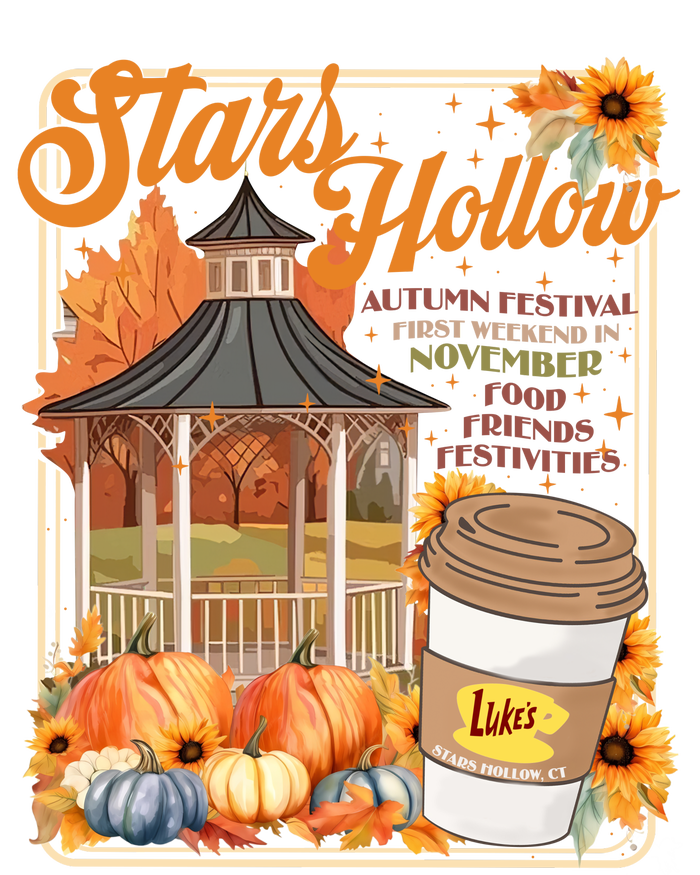 Stars Hollow Autumn Festival First Weekend On November Gilmore Fall Vibe Kids Hoodie