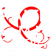 Blood Cancer Awareness Red Ribbon Faith Family Forever Gift T-Shirt