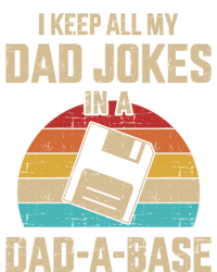 Funny Dad Jokes In Dadabase Vintage For FatherS Day Gift T-Shirt