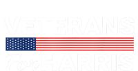 Veterans For Harris 2024 Military American Flag Vets Kamala Harris Gift T-Shirt