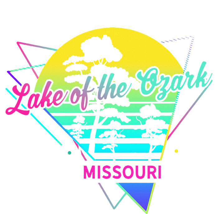 Missouri Usa Nostalgic Retro Lake Of The Ozarks Tie-Dye T-Shirt