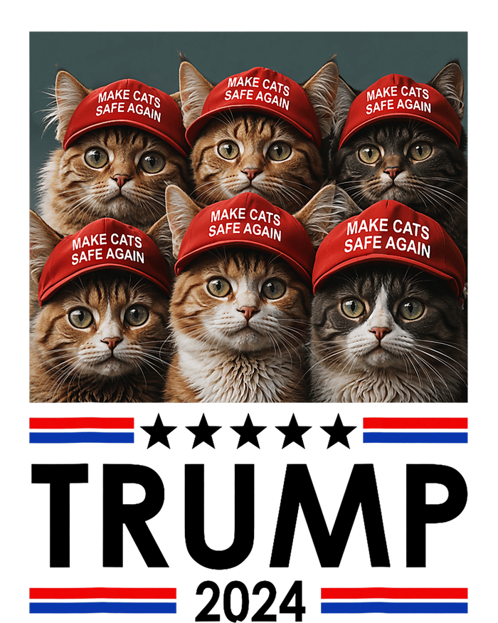 Donald Trump Make Cats Safe Again 2024 Debate Funny 2024 Election Microfiber Hand Towel