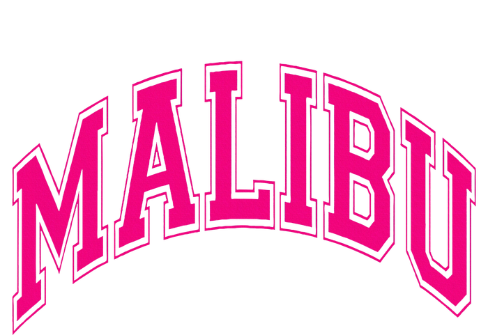 Preppy Varsity Malibu Ca California Font T-Shirt