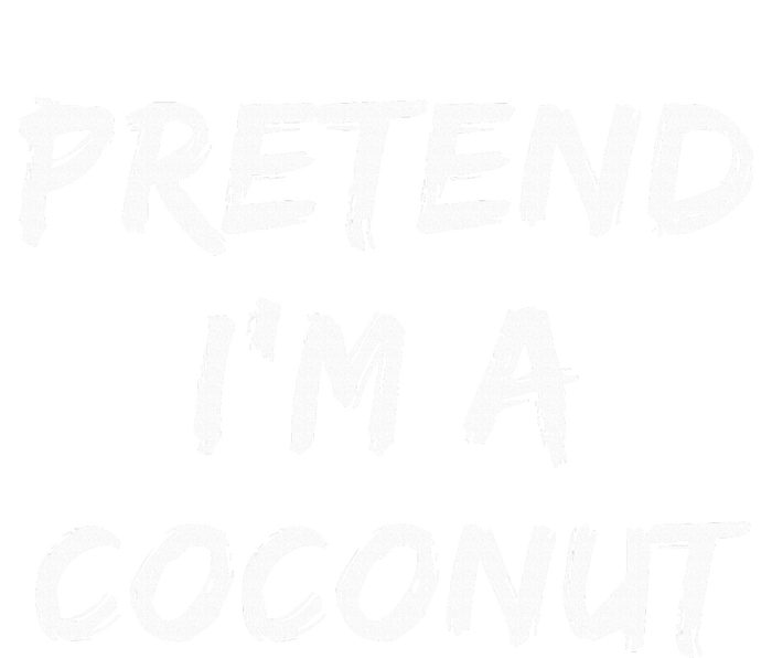 Pretend IM A Coconut Funny Lazy Halloween Costume T-Shirt