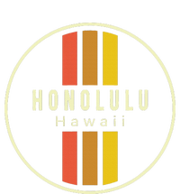 Retro Honolulu Hawaii Grommeted Golf Towel