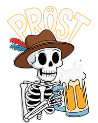 Prost Oktoberfest Halloween Skeleton Valucap Bio-Washed Visor