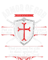 The Full Armor Of God Ephesians 617 V-Neck T-Shirt