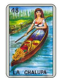 La Chalupa Card Mexican Lottery Card Poster