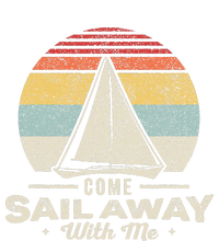 Vintage Retro Come Sail Away With Me Funny Sailing Yupoong Adult 5-Panel Trucker Hat