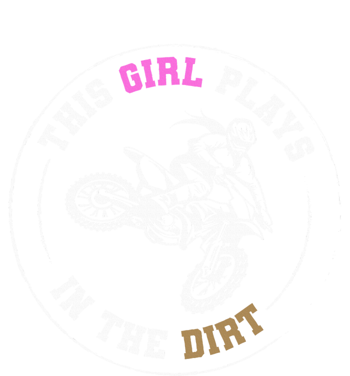 This Girl Plays In The Dirt Biking Dirt Bike Hooded Wearable Blanket