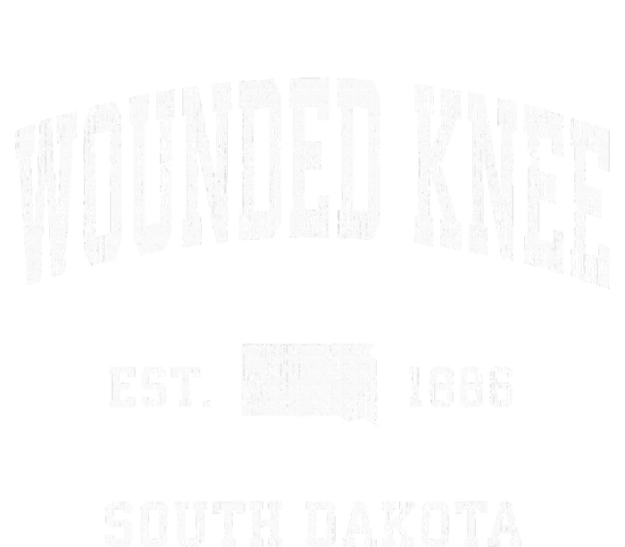 Wounded Knee South Dakota Sd Vintage Athletic Sports Design T-Shirt