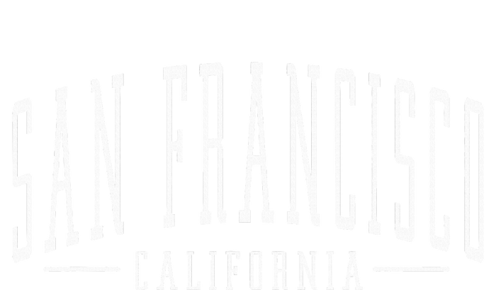 Vintage San Francisco California Arched Text Travel Souvenir T-Shirt