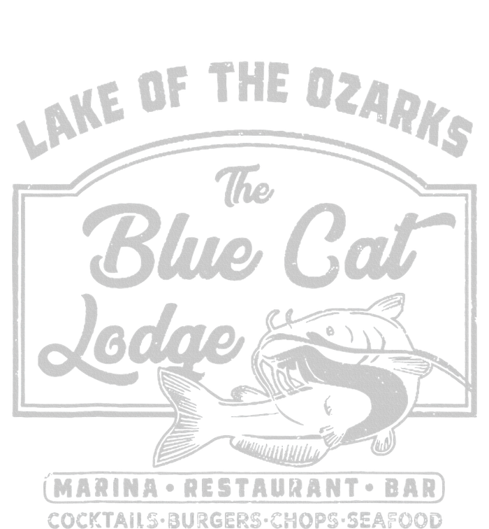 Vintage The Blue Cat Lodge Lake Of The Ozarks Cooling Performance Crew T-Shirt