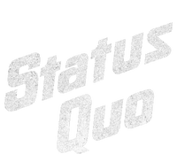 Status Quo White Distressed Logo T-Shirt