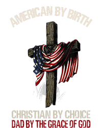 American By Birth Christian By Choice Dad By The Grace Tie Dye Hoodie