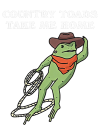 Country Toads Take Me Home Cowboy Frog Funny Western High Crown Mesh Back Trucker Hat