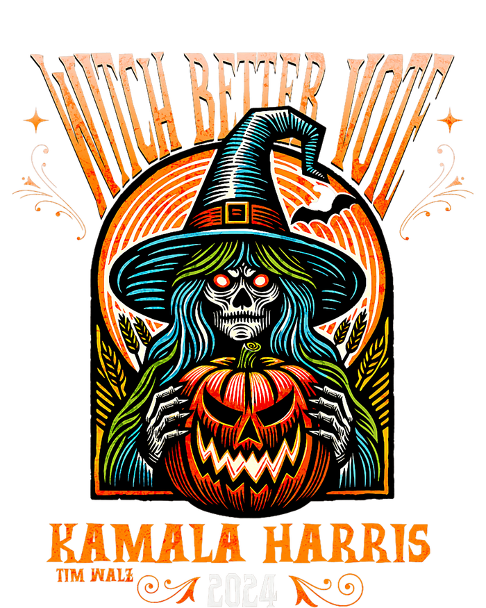 Harris Walz 2024 Halloween Witch Better Vote Kamala Harris T-Shirt