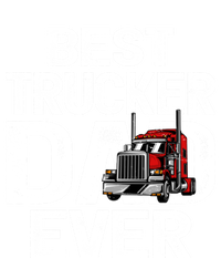 Funny Truck Driver Best Trucker Dad Ever Great Gift Ladies Essential Flowy Tank