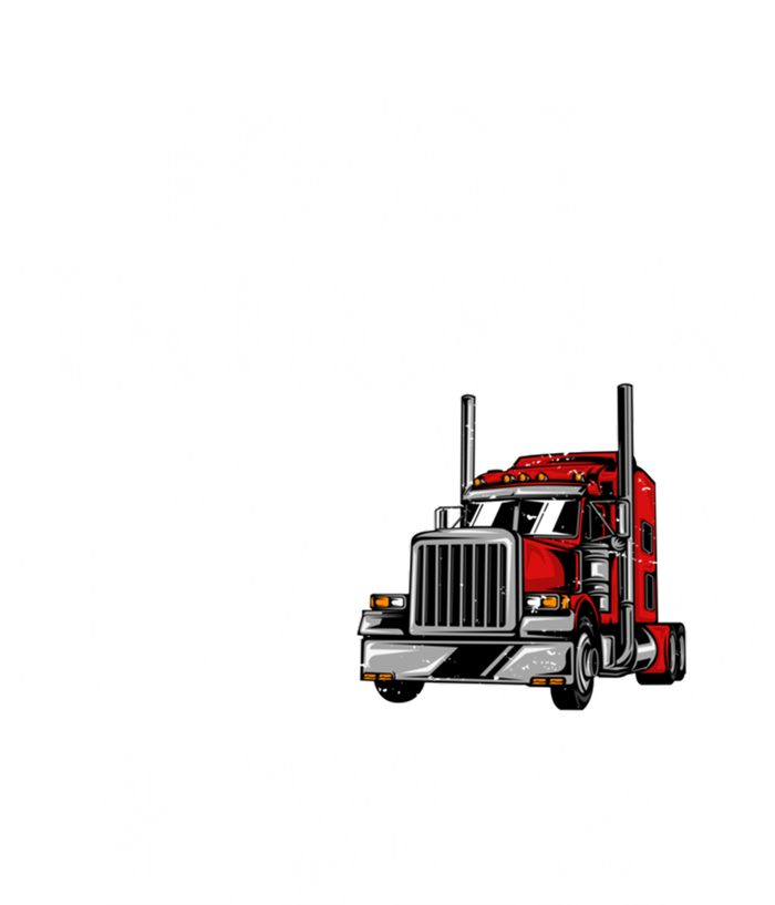 Funny Truck Driver Best Trucker Dad Ever Great Gift Ladies Essential Flowy Tank