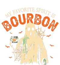 My Favorite Spirit Is Bourbon Funny Ghost Halloween Costume Women's Long Sleeve Flannel Pajama Set 