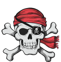 Pirate Skull Crossbones Halloween Costume Short Acrylic Beanie